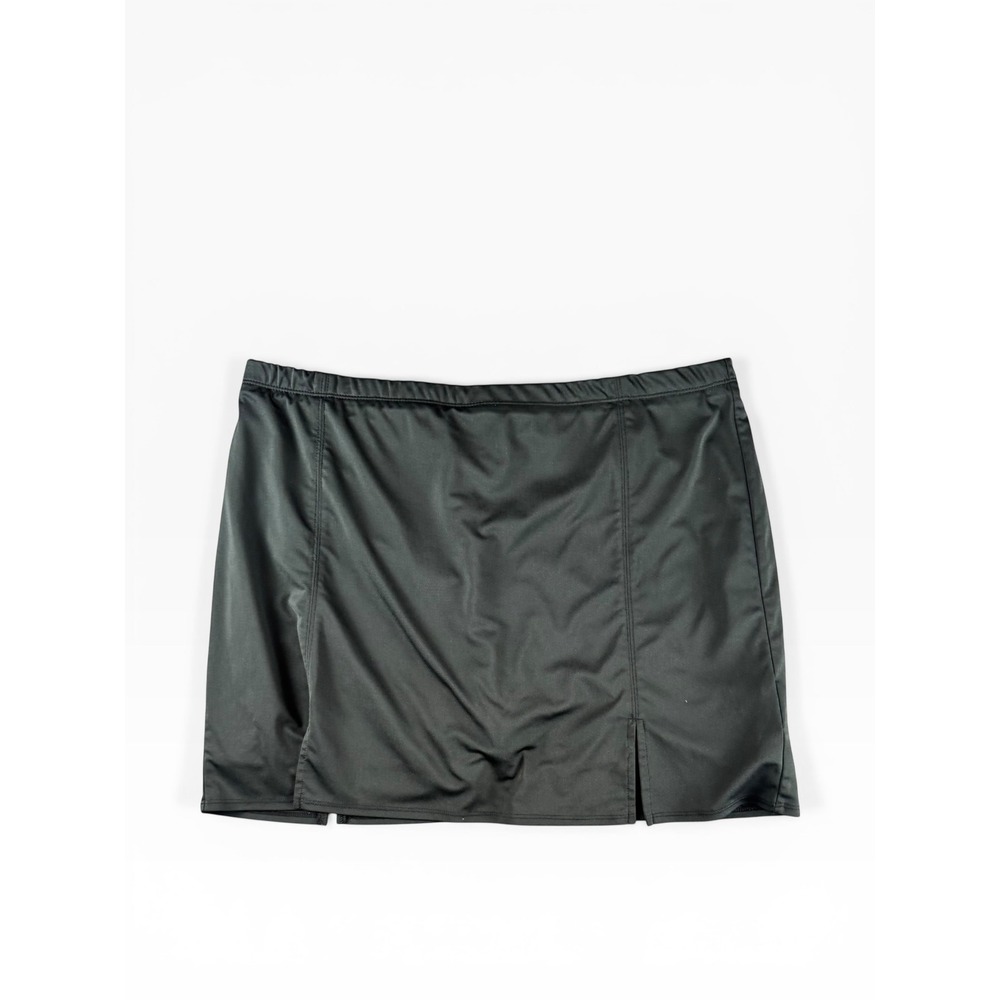 Wilson Black Athletic Skort Women 2XL Tennis Golf Mini Skirt‎ with Shorts Slits